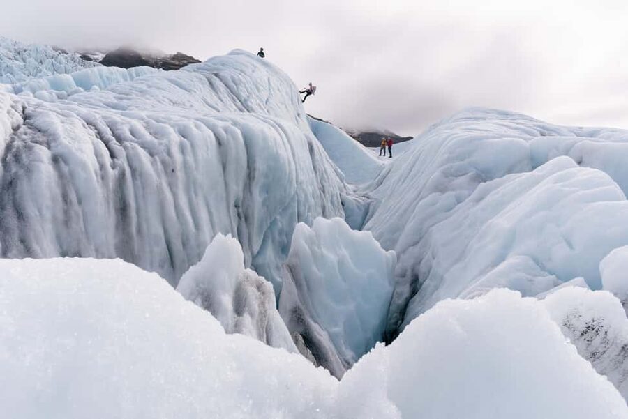 Skaftafell: Glacier Hike & Ice Climbing Adventure - Learning to walk on Vatnajökull ice