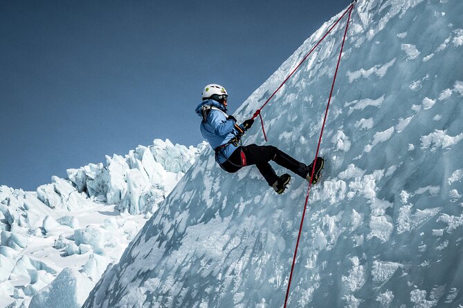 Skaftafell Ice Climbing & Glacier Hike - Getting fitted with crampons, helmet, and ice axe