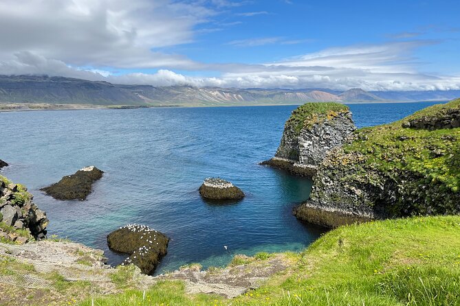 Snæfellsnes in Spanish with lunch on a farm Minibus - Selvallafoss and the final wide view