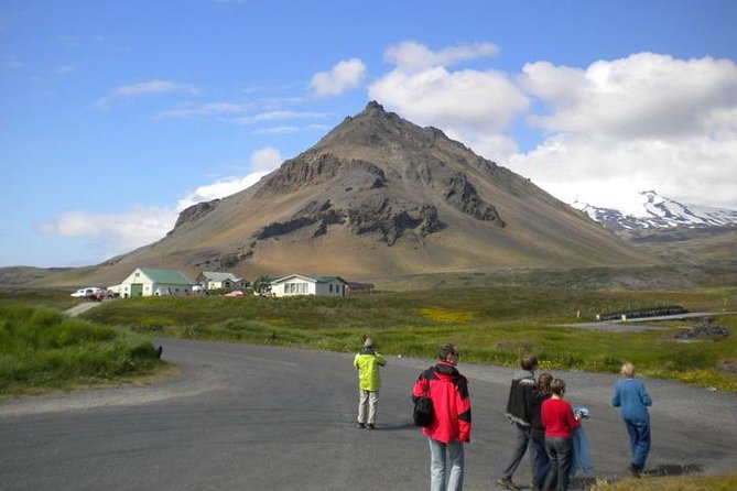 Snaefellsnes National Park and Natural Wonders from Reykjavik - Saxholl Crater: steps and a wide volcanic view