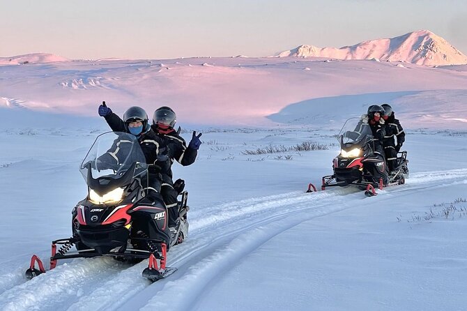 Snowmobile Tour by Lake Mývatn - Volcanic views, white snow, and useful stops
