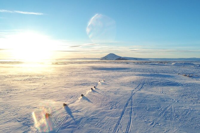 Snowmobile Tour by Lake Mývatn - Getting suited up at the family farm