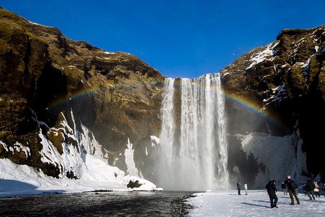 South Coast and Glacier Lagoon - Private - Skógafoss delivers scale and spray