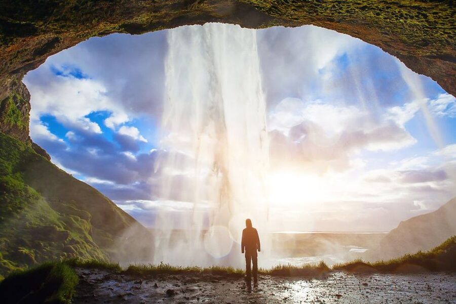 South Coast Classic: Full-Day Tour from Reykjavik - Skógafoss and the view from above