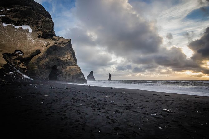 South Coast, Waterfalls and Black Beach Tour from Reykjavik - Reynisfjara: black sand and serious waves