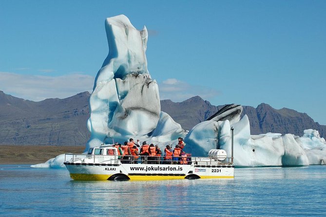 South Iceland and Glacier Lagoon: Jökulsárlón with Boat Tour - Diamond Beach and the black-sand coast