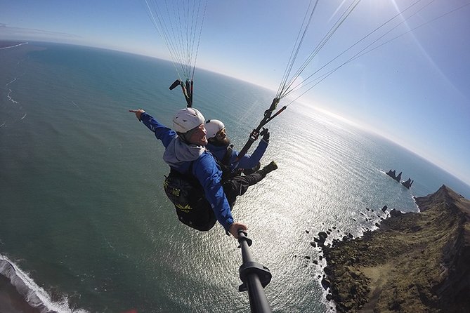 Tandem Paragliding Flights from Vik - Who will enjoy this flight most
