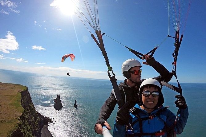 Tandem Paragliding Flights from Vik - The short flight and the long wait for good weather