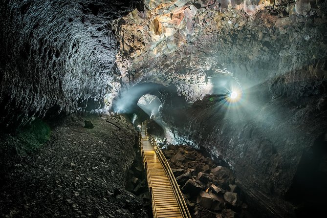 The Cave Explorer - Wooden walkways, ramps, and the main cave route