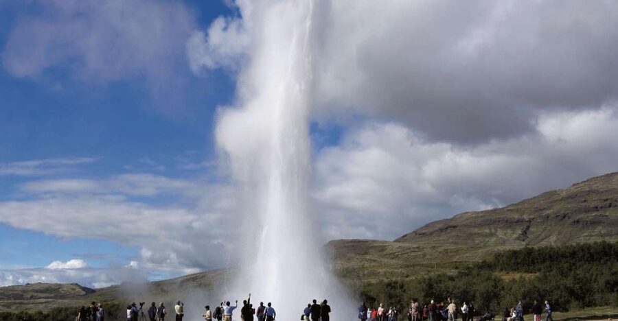 The Golden Circle & Hop On - Hop Off Combo Deal - Geysir and Strokkur: the reliable burst of water