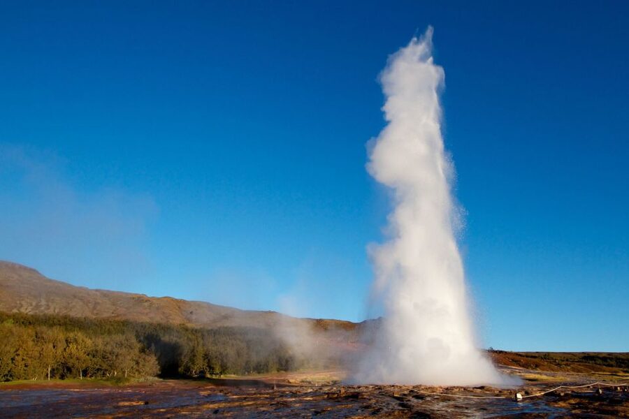 The Golden Circle & Hop On - Hop Off Combo Deal - Gullfoss, a waterfall cut into the earth