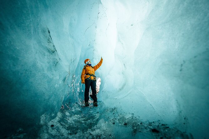 The Original Ice Cave Tour in Jökulsárlón Glacier Lagoon - Entering a natural ice cave