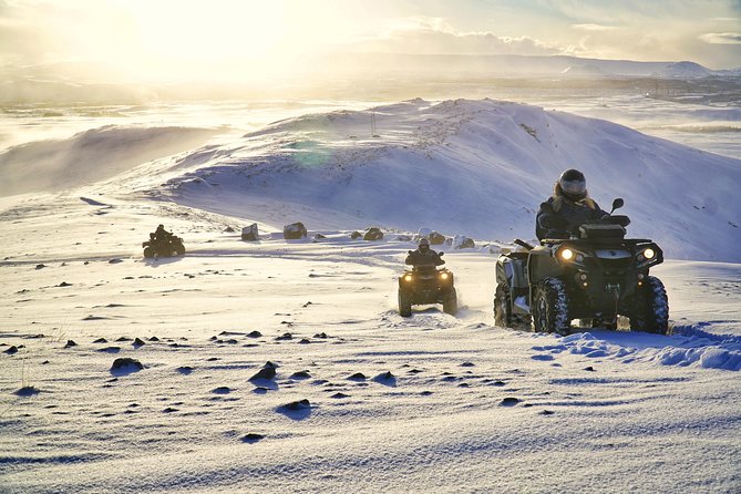 Twin Peaks ATV Iceland Adventure from Reykjavik - Learning to handle the quad bike