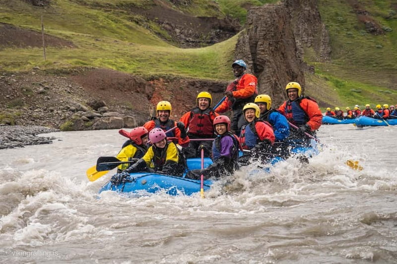 Varmahlíð: Guided Family Rafting Trip - Leaving Viking Rafting for the river