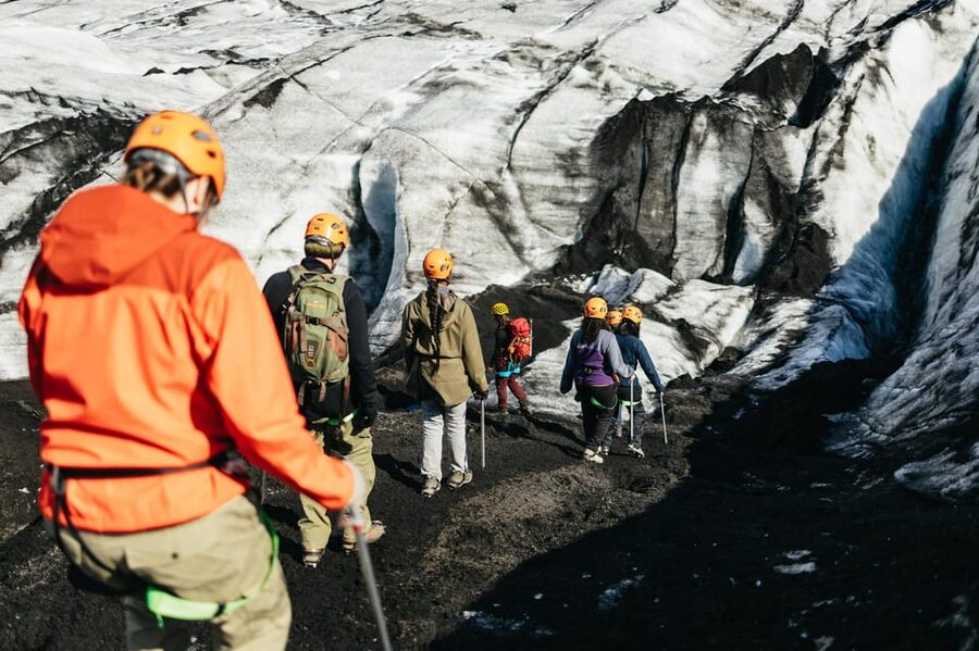 Vik: Guided Sólheimajökull Glacier Hike - Walking across Sólheimajökull