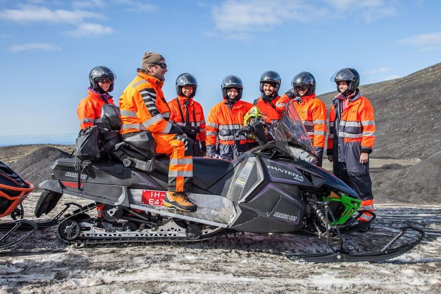 Vik: Mýrdalsjökull Snowmobile Adventure - Who will enjoy this most?
