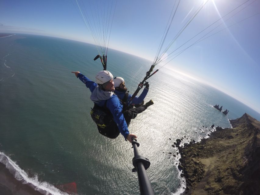 Vík: Paragliding Tandem Flight - Key points at a glance