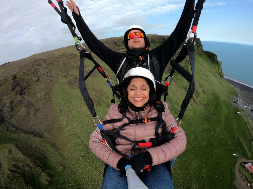 Vík: Paragliding Tandem Flight - What the launch feels like