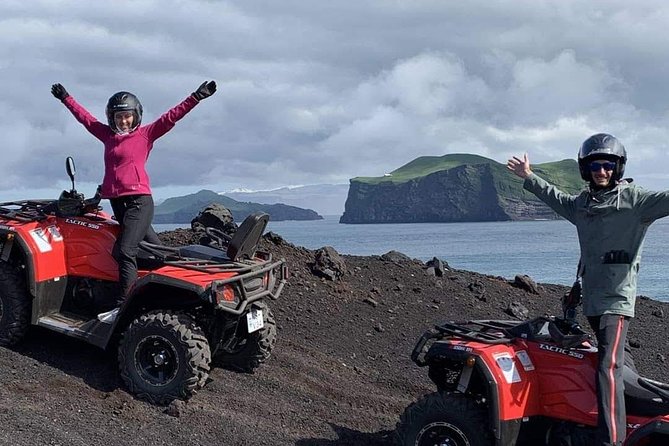 Volcano ATV Tour - Riding over the lava and into Eldfell