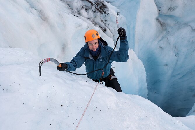 Winter Ice Cave + Climbing Private Photoshoot - 20 Shot Package - Why a private glacier day feels different