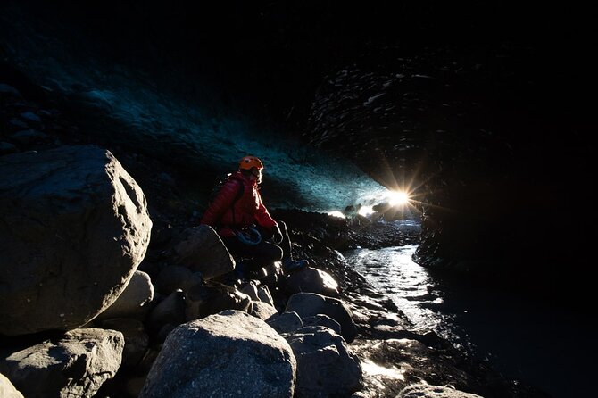 Winter Ice Cave + Climbing Private Photoshoot - 20 Shot Package - Inside the ice caves and climbing walls