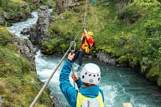 Zipline Adventure Through Glerárgil River Canyon in Akureyri Town - The walking is easy for some, but not for everyone