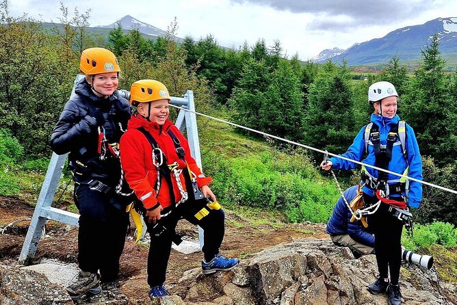 Zipline Adventure Through Glerárgil River Canyon in Akureyri Town - Five ziplines through a town canyon